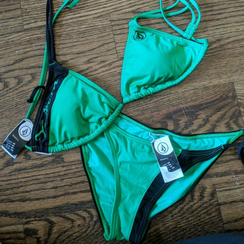 Volcom Green Bikini